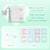 3 Ring Binder Mini Binder Loose-leaf Book +10 Inner Pages Photo Sleeves Small Binder