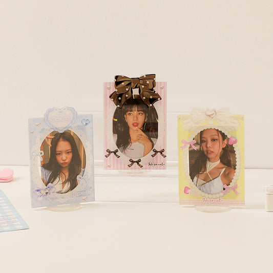 Original ins wind acrylic standing brand three-inch polaroid display ornament girl star chasing idou desktop photo frame woman