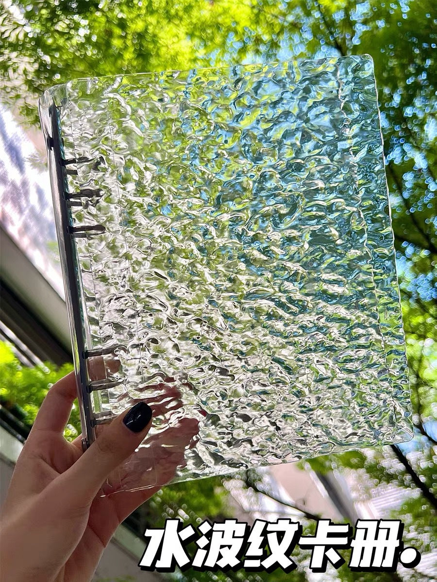 A5 crystal card book Sigong grid 3 inch love bean album star chasing storage book binder book acrylic