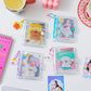 2 Inch 3 Ring Binder Cartoon Bear PVC Mini Binder Toploader Loose-leaf Photo Album+10 Inner Pages