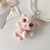 2025 new cartoon backpack cat plush doll pendant student schoolbag decoration cartoon keychain doll girl