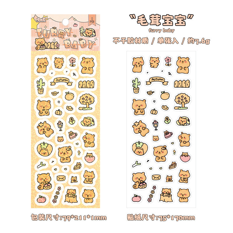 Dream Paradise Cartoon Sticker Hand Account Sticker, Cross-border Film Cutting Children's Sticker Hand Account Sticker Sticker