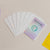 20 silk laser love double-layer card film girl album card protective cover star peripheral Polaroid small card cover