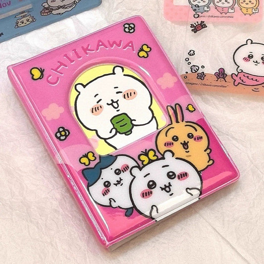 3 inch Polaroid album chiikawa Jiyikawa storage ben one palace grid card book mini small card storage book