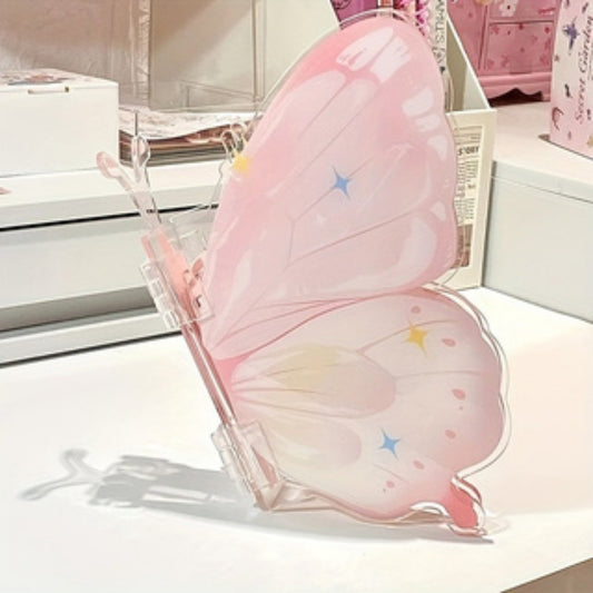 ins Wind Butterfly Card Album Acrylic Card Album Photo Album Loose-leaf Book Gumei Display Album Girl's Heart