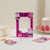 Sweet and cool acrylic three-inch desktop table Korean version of girl love bean small card transparent photo frame display standing card woman
