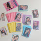 20 silk laser love double-layer card film girl album card protective cover star peripheral Polaroid small card cover