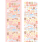 Korean ins same laser bear sticker cute hot silver rabbit sticker DIY decorative material goo card sticker