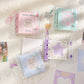 3 Ring Binder Mini Binder Loose-leaf Book +10 Inner Pages Photo Sleeves Small Binder