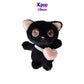 2025 new cartoon backpack cat plush doll pendant student schoolbag decoration cartoon keychain doll girl