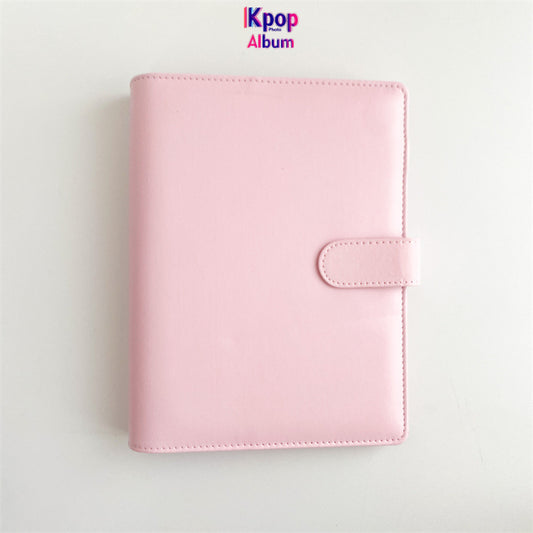 Korean simple small fresh a5 loose-leaf love denim album book 3-hole notebook loose-leaf book handbook shell