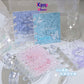 High-value ins water ripple card album, a palace grid of 3 inches, photo album, mini acrylic love bean small card storage album