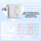 3 Ring Binder Mini Binder Loose-leaf Book +10 Inner Pages Photo Sleeves Small Binder